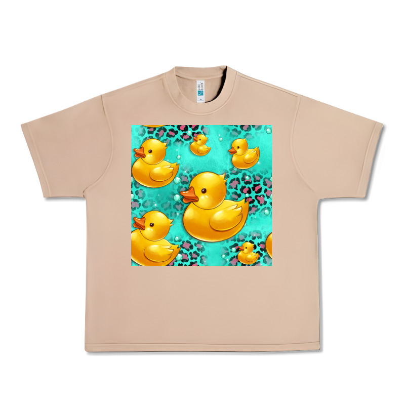 Rubber Duck Seamless Pattern Urban Heavy Tee by HRA Design Shop | Teevron