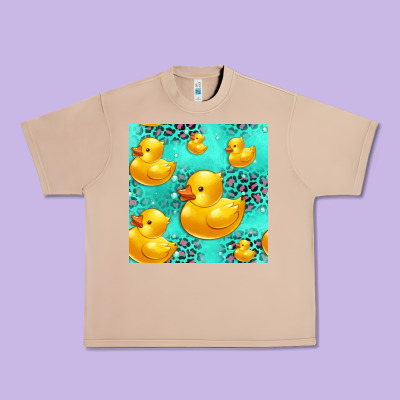 Rubber Duck Seamless Pattern Urban Heavy Tee Designed By Hra Design Shop