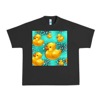 Pigment Black rubber duck seamless pattern Urban Heavy Tee - HRA Design Shop