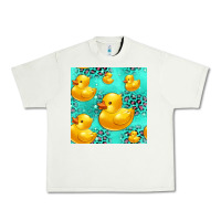 Pistachio rubber duck seamless pattern Urban Heavy Tee - HRA Design Shop