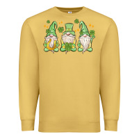 Antique Gold st. patrick's day gnomes Premium Sweatshirt - MaliasSmallBusiness