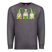 Charcoal Heather st. patrick's day gnomes Premium Sweatshirt - MaliasSmallBusiness