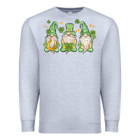 Heather Grey st. patrick's day gnomes Premium Sweatshirt - MaliasSmallBusiness