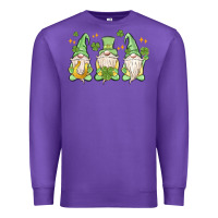 Purple st. patrick's day gnomes Premium Sweatshirt - MaliasSmallBusiness