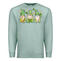 Seafoam st. patrick's day gnomes Premium Sweatshirt - MaliasSmallBusiness