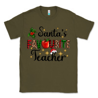 Army Green santas favourite teacher Classic Tee - AdoDesignShop