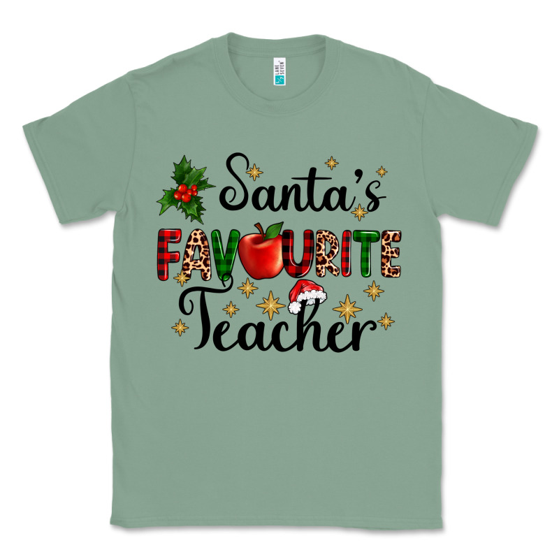 Santas Favourite Teacher Classic Tee by AdoDesignShop | Teevron