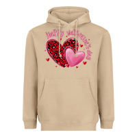 Mushroom happy valentine's day hearts Heavyweight Hoodie - MaliasSmallBusiness