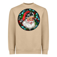 Mushroom Christmas Santa Claus Heavyweight Sweatshirt - RanaPortraitStore
