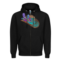 Black cowboy hat Zipper Hoodie - AdoDesignShop