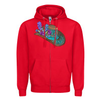 Red cowboy hat Zipper Hoodie - AdoDesignShop