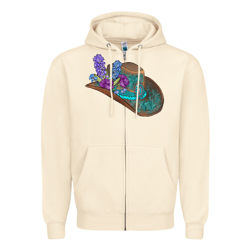Cowboy Hat Zipper Hoodie by AdoDesignShop | Teevron