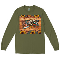 Army Green nurse Long Sleeve Tee - JahusDesignShop