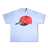Grape Ice red softball cap fa element Urban Heavy Tee - FaDigitalArtStudio