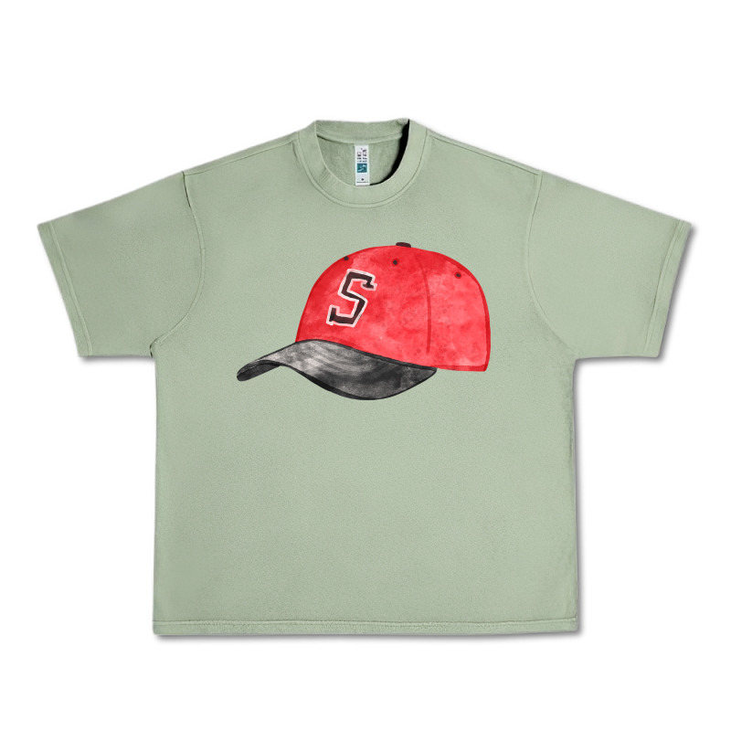 Red Softball Cap Fa Element Urban Heavy Tee by FaDigitalArtStudio | Teevron