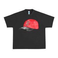 Pigment Black red softball cap fa element Urban Heavy Tee - FaDigitalArtStudio