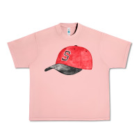 Salmon red softball cap fa element Urban Heavy Tee - FaDigitalArtStudio