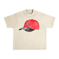 Sandshell red softball cap fa element Urban Heavy Tee - FaDigitalArtStudio