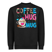 Black coffee is a hug in a Heavyweight Sweatshirt - Zillion Design Studio