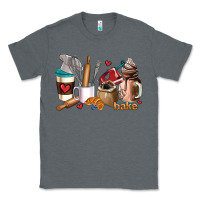 Charcoal Heather bakery coffee cups Classic Tee - AdoDesignShop