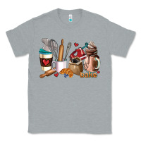 Heather Grey bakery coffee cups Classic Tee - AdoDesignShop