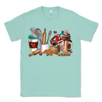 Seafoam bakery coffee cups Classic Tee - AdoDesignShop