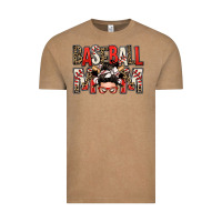 Vintage Coffee baseball mom messy bun Vintage Tee - Zillion Design Studio