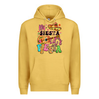 Antique Gold no siesta let's fiesta Premium Hoodie - LillyAllenDesigns