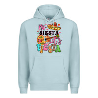 Blue Mist no siesta let's fiesta Premium Hoodie - LillyAllenDesigns
