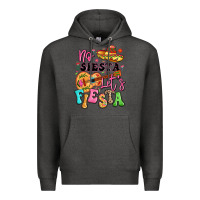Charcoal Heather no siesta let's fiesta Premium Hoodie - LillyAllenDesigns