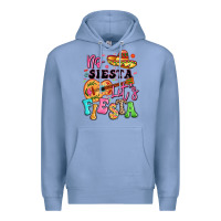 Colony Blue no siesta let's fiesta Premium Hoodie - LillyAllenDesigns