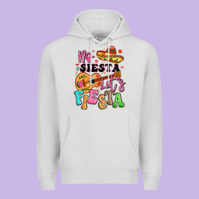 No Siesta Let's Fiesta Premium Hoodie Designed By Lillyallendesigns