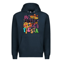 Navy no siesta let's fiesta Premium Hoodie - LillyAllenDesigns