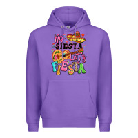 Purple no siesta let's fiesta Premium Hoodie - LillyAllenDesigns