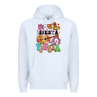 White no siesta let's fiesta Premium Hoodie - LillyAllenDesigns