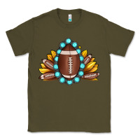 Army Green football gemstone sunflower Classic Tee - JahusDesignShop