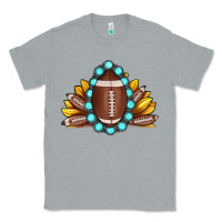 Heather Grey football gemstone sunflower Classic Tee - JahusDesignShop