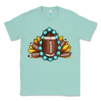 Seafoam football gemstone sunflower Classic Tee - JahusDesignShop