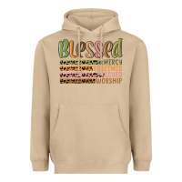 Mushroom retro blessed redeemed quotes Heavyweight Hoodie - MaliasSmallBusiness