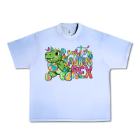 Grape Ice Easter Saurus Rex Easter Day Urban Heavy Tee - Neo Western
