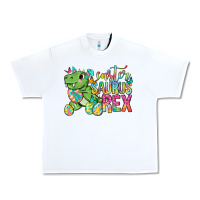 White Easter Saurus Rex Easter Day Urban Heavy Tee - Neo Western