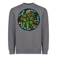 Storm Christmas Santa Claus round Heavyweight Sweatshirt - RanaPortraitStore