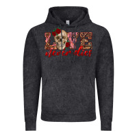 Vintage Black love never dies skull Vintage Hoodie - RanaPortraitStore