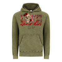 Vintage Olive love never dies skull Vintage Hoodie - RanaPortraitStore