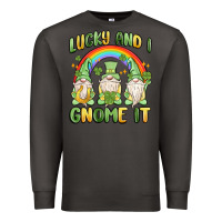 Smoke lucky and i gnome it Premium Sweatshirt - MaliasSmallBusiness