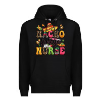 Black nacho average nurse Premium Hoodie - LillyAllenDesigns