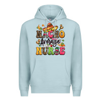 Blue Mist nacho average nurse Premium Hoodie - LillyAllenDesigns