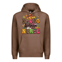 Chestnut nacho average nurse Premium Hoodie - LillyAllenDesigns