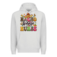Dove Grey nacho average nurse Premium Hoodie - LillyAllenDesigns