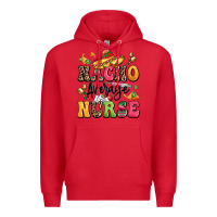 Red nacho average nurse Premium Hoodie - LillyAllenDesigns